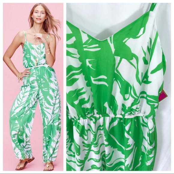 Lilly Pulitzer for Target Pants - NWT | Lilly Pulitzer Satin Jumpsuit in Boom Boom